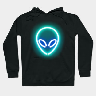 neon alien Hoodie